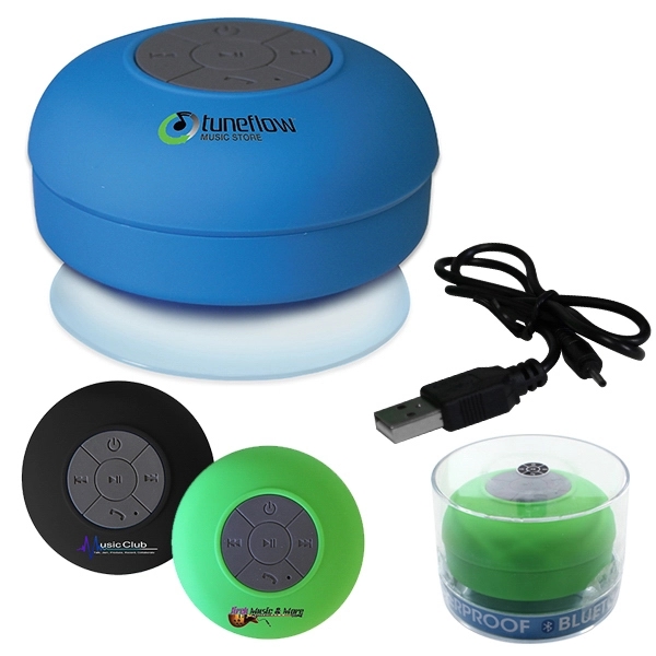 Halcyon® Waterproof Bluetooth® Speaker, Full Color Digital - Image 1