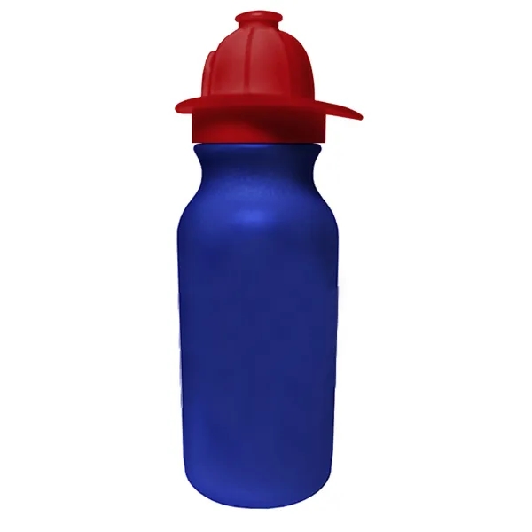20 oz. Value Cycle Bottle with Fireman Helmet Push'n Pull Ca - Image 3