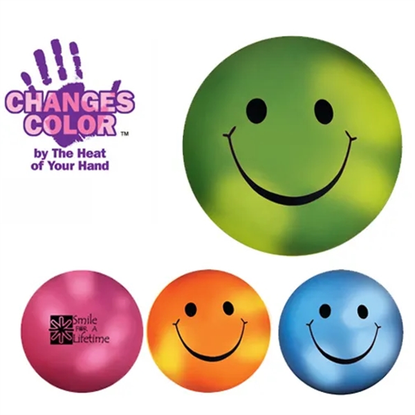 Mood Smiley Face Stress Ball - Image 1