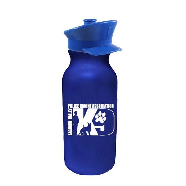 20 oz. Value Cycle Bottle with Police Hat Push 'n Pull Cap - Image 3