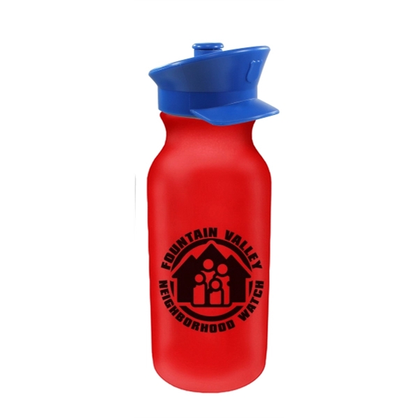 20 oz. Value Cycle Bottle with Police Hat Push 'n Pull Cap - Image 4