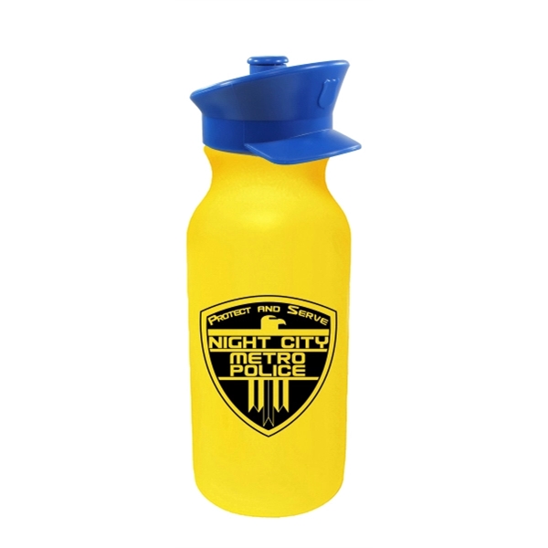 20 oz. Value Cycle Bottle with Police Hat Push 'n Pull Cap - Image 6