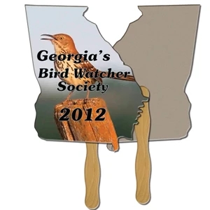 Georgia State Recycled Stock Shape Fan