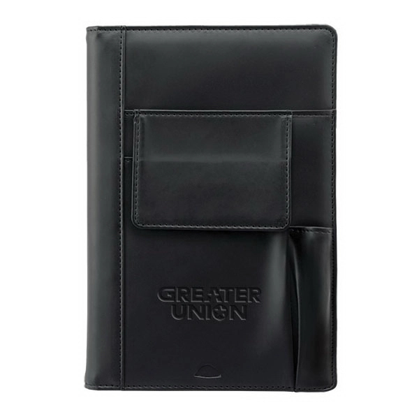 Refillable Journal with Phone and Pen Pocket - Image 1