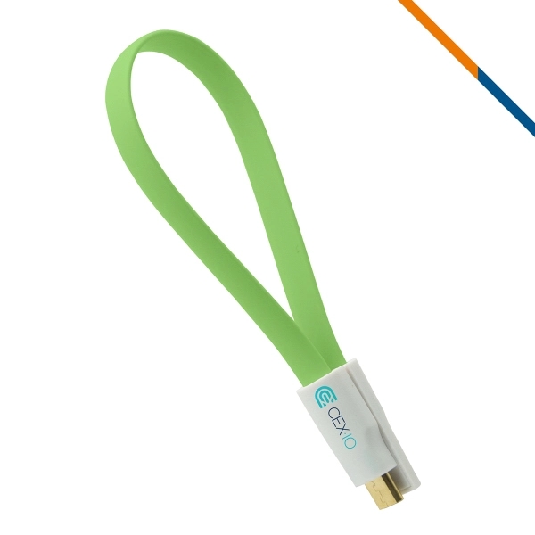 Komondor Charging Cable - Green - Image 1