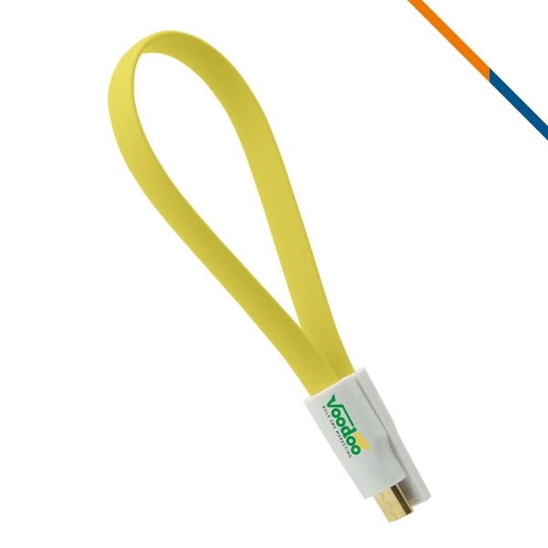 Komondor Charging Cable - Yellow - Image 1