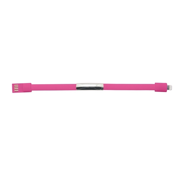 Samoyed Charging Cable - Rose Red - Image 2