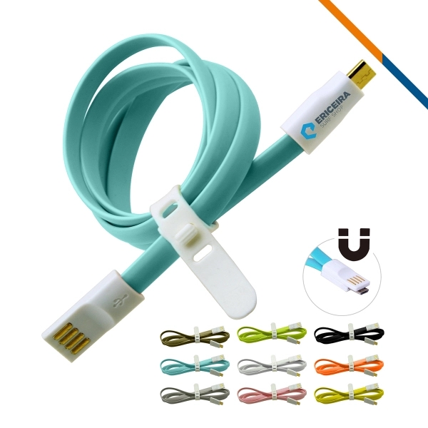 Poodle Charging Cable - Blue - Image 1