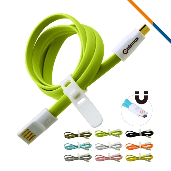Poodle Charging Cable - Green - Image 1