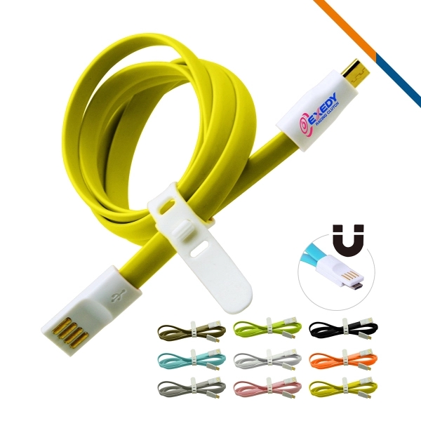 Poodle Charging Cable - Yellow - Image 1