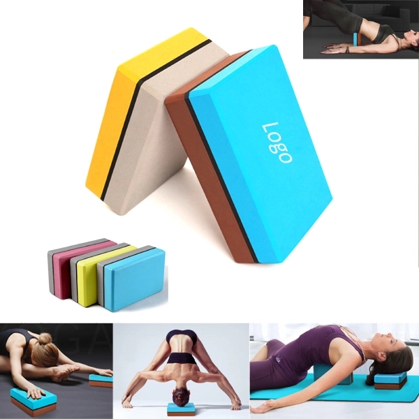 EVA Triple-color Yoga Block