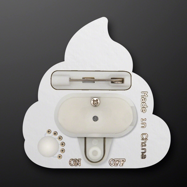 Poop Emoji LED Pins - Image 3