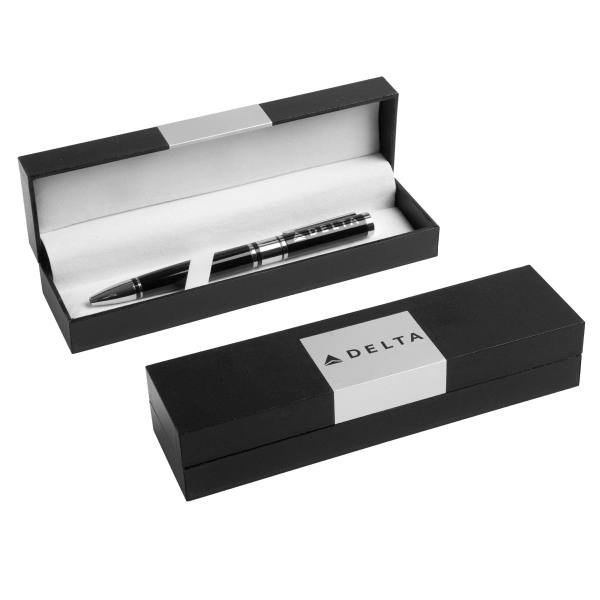 Pen Box with Chrome Plate