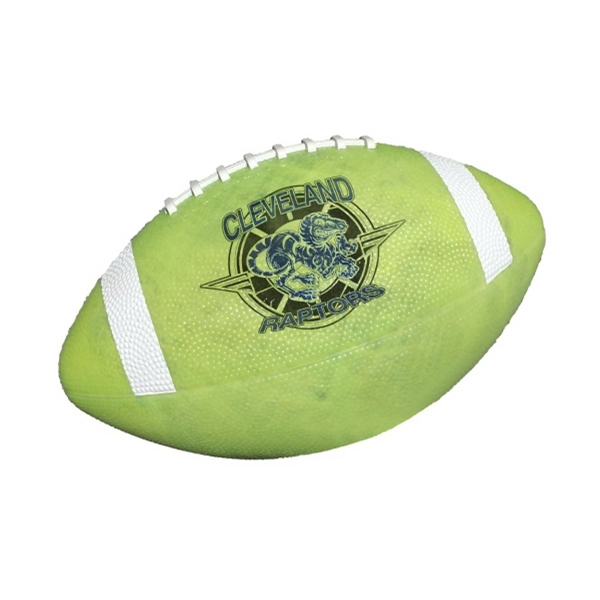 Small Glow Rubber Football - Image 1