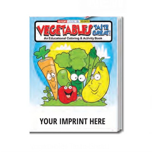 Vegetables Taste Great! Coloring Book - Image 1