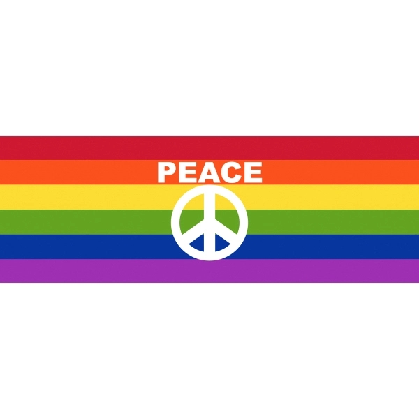 Peace with sign Window Decals 3