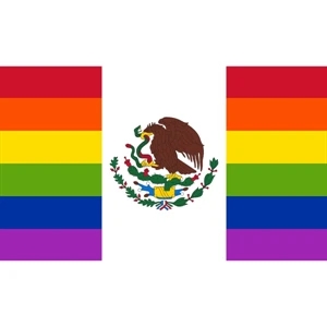 Mexico Pride Stick Flag