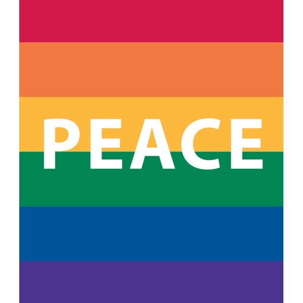 Mini Banner - Rainbow Peace