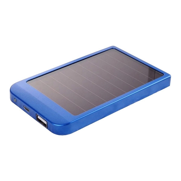 2600mAh Dual Solar Panel and USB Power Bank with Metal Case - Image 7