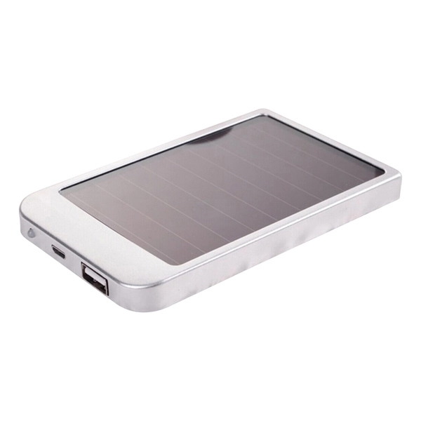 2600mAh Dual Solar Panel and USB Power Bank with Metal Case - Image 8