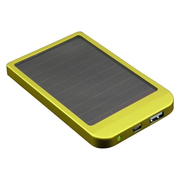 2600mAh Dual Solar Panel and USB Power Bank with Metal Case - Image 9
