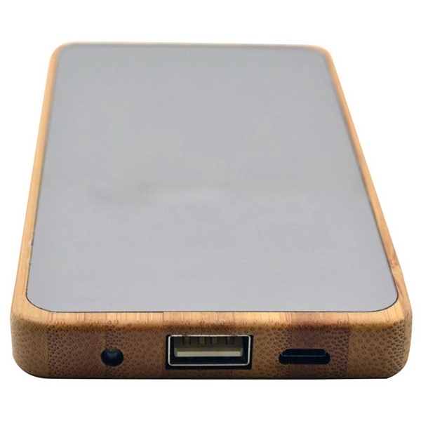 Eco-Friendly Wooden 6000mAh Rechargeable Power Bank - Image 2