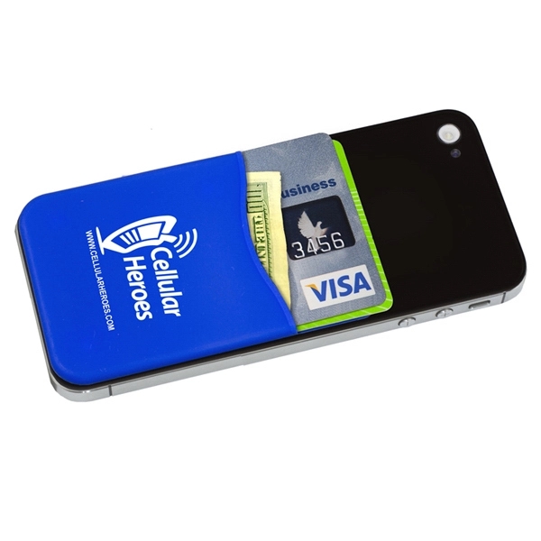 Banker Soft Silicone Cell Phone Wallet - Image 4