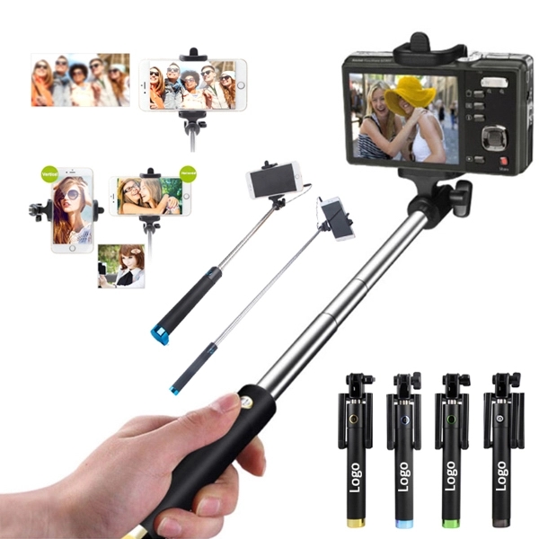 Extendable Wired Selfie Stick Monopod