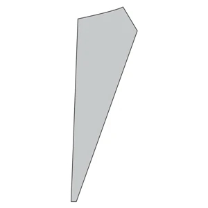 Razor Style Flip Flag 3.6' x 9.4'