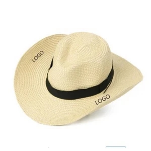 Summer Beach Floppy Straw Band Hat