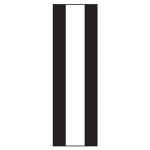 Custom Message Flag - 6' x 22" Tower (3) Vertical Stripes