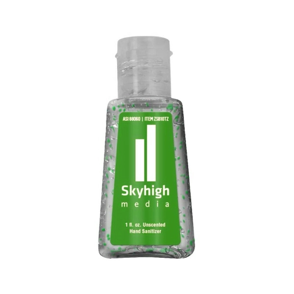 1 oz. Beaded Gel Sanitizer in Trapezoid Bottle - Image 3