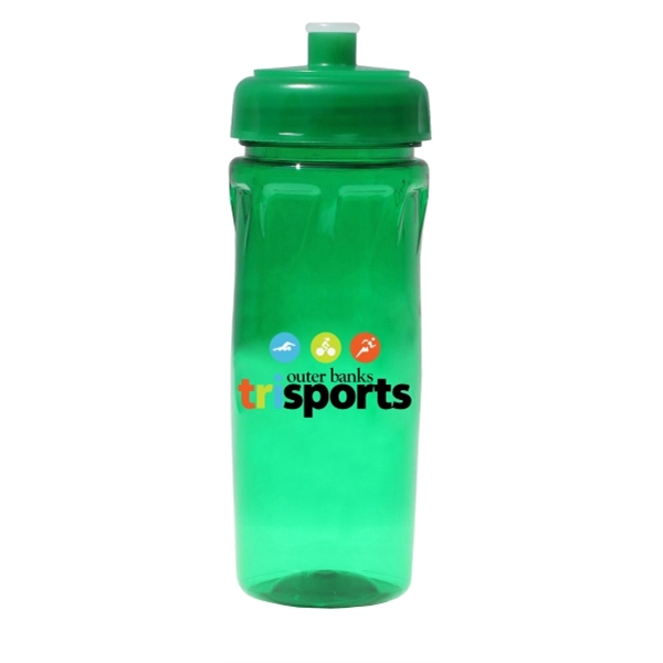 18 oz. Poly-Saver PET Bottle with Push 'n Pull Cap, Full Col - Image 2