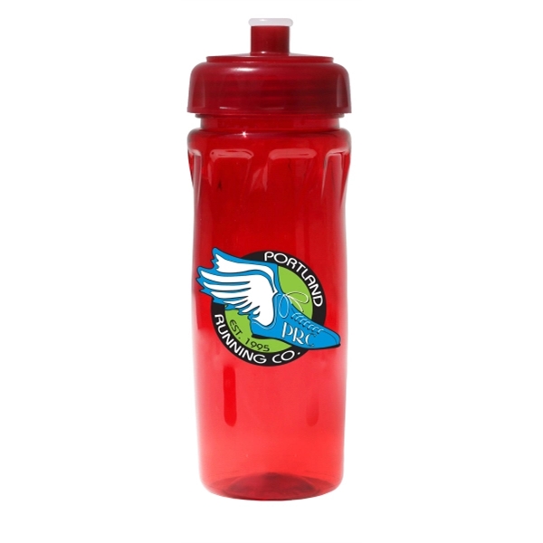 18 oz. Poly-Saver PET Bottle with Push 'n Pull Cap, Full Col - Image 4