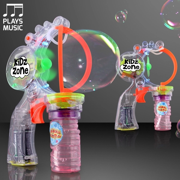 Multi-Size Bubbles LED Bubble Gun With Music - Image 1