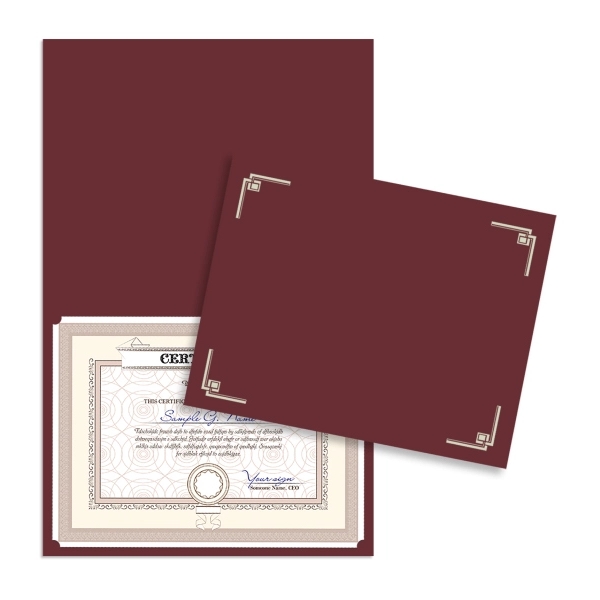 Linen Certificate Folder - Image 3