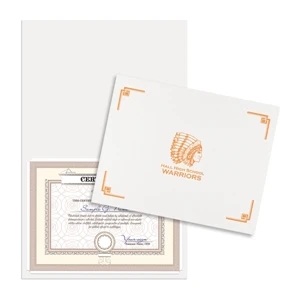 Linen Certificate Folder