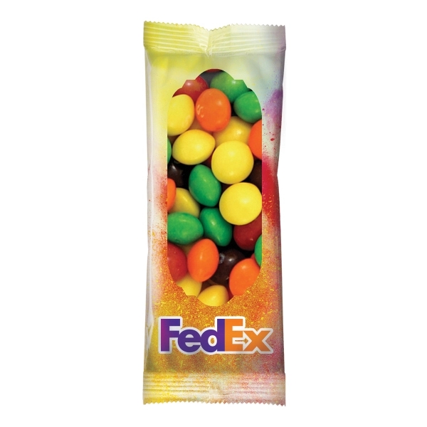 Full Color Tube DigiBags Filled with Skittles Candy - Image 1