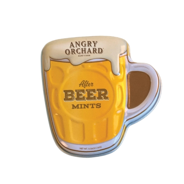 Beer Mug Tin Filled with Mints - Image 1