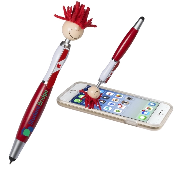 Canada Patriotic MopToppers® Screen Cleaner with Stylus Pen - Image 1