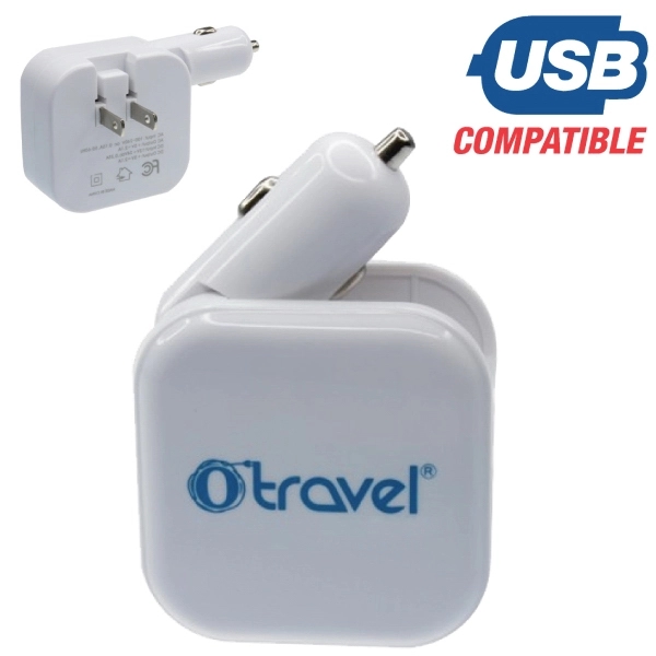 Hilltop - USB Type A charger with AC and car lighter plugs. - Image 12