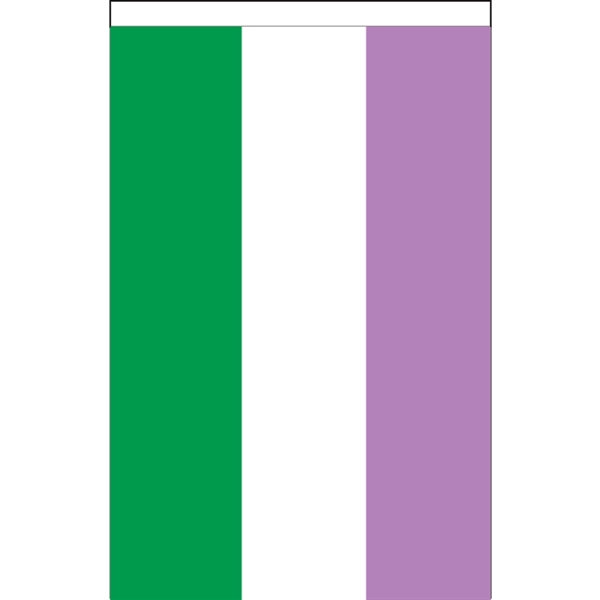 Genderqueer Deluxe Garden Flag