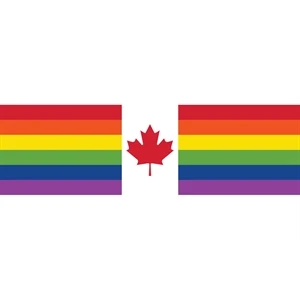 Canada Pride Window Decals 3" x 10"