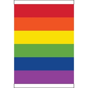 Rainbow Light Post Banner 3' x 8'