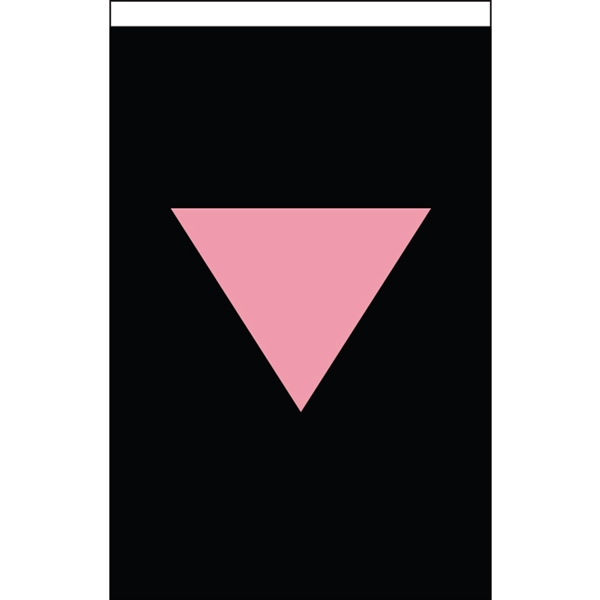 Pink Triangle Deluxe Garden Flag