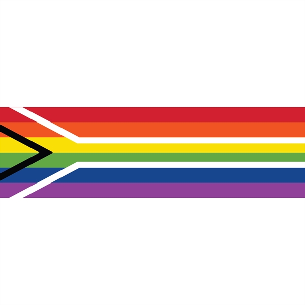 South Africa Pride Window Decals 3" x 10"