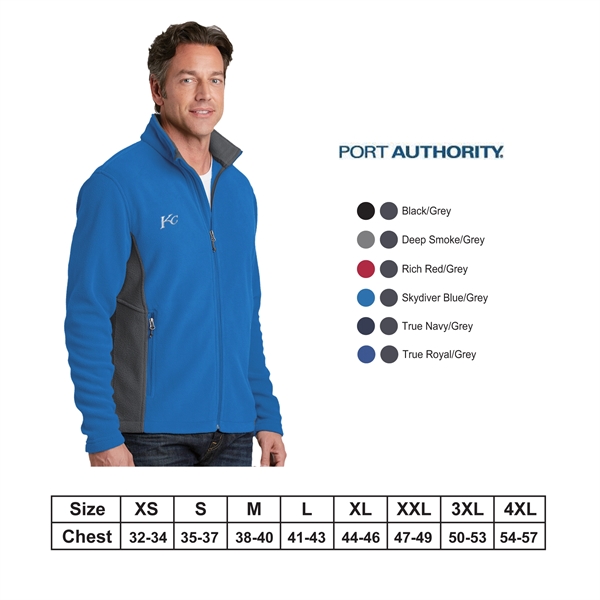 Port Authority?Colorblock Value Fleece Jacket - Image 1