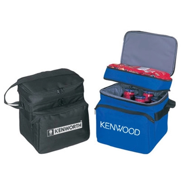 Deluxe Double Compartment Cooler Lunch Bag