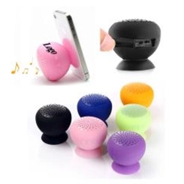 Portable Silicone Mushroom Mini Bluetooth Speaker