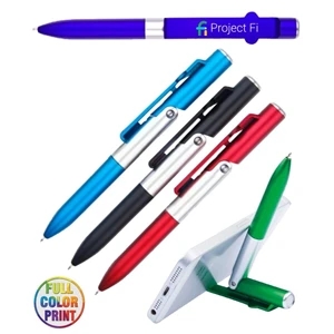 2-in-1 Phone Stand Twist Pen - Full Color